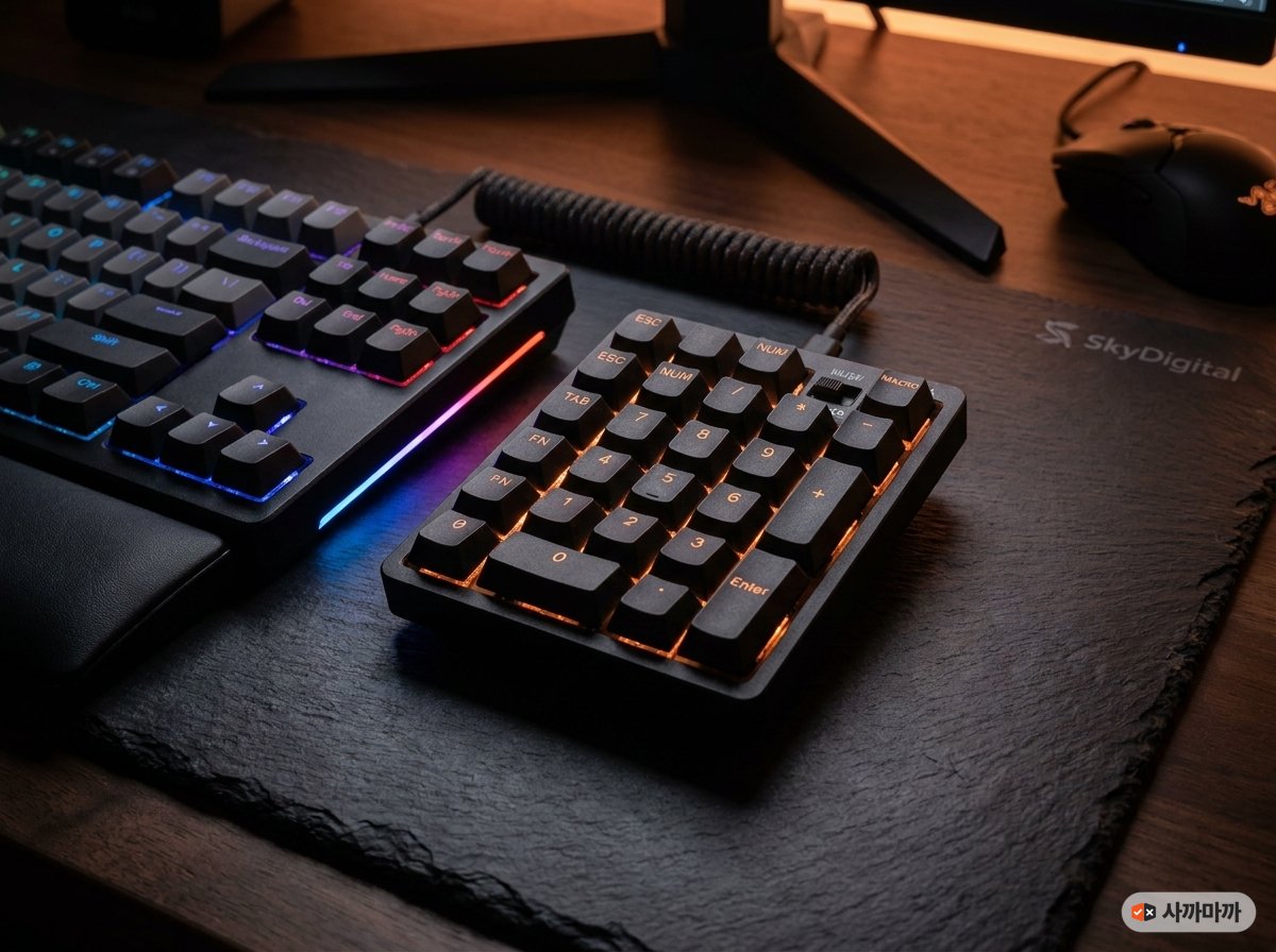 스카이디지탈 nKeyboard NK21 기계식 매크로 넘버패드